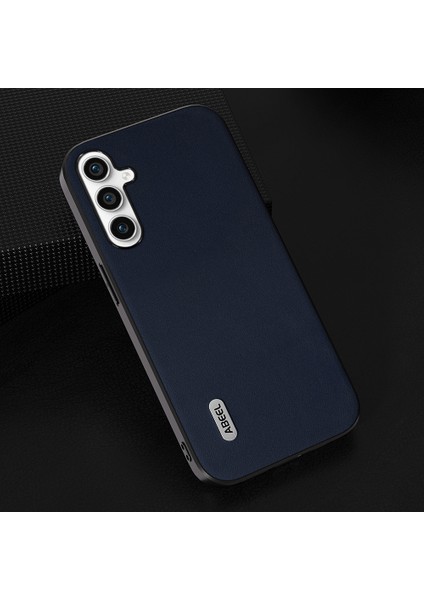 Samsung Galaxy A14 4g / 5g Doku Kılıfı, Inek Deri Kaplamalı Pc+Tpu Şok Geçirmez Telefon Kapağı (Yurt Dışından) modelleri