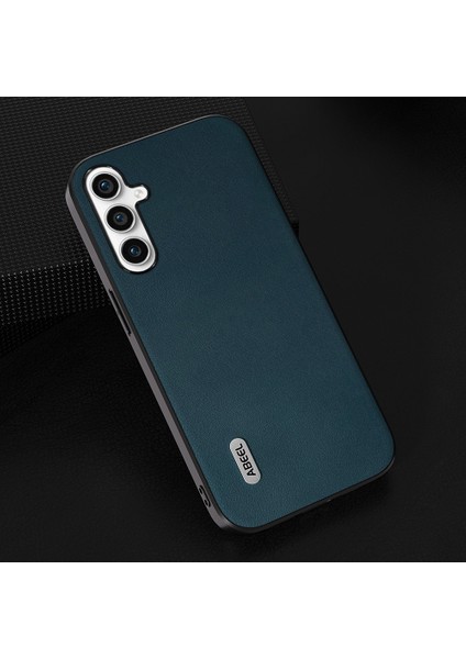 Samsung Galaxy A24 4g Inek Deri+Pc+Tpu Kasa Nappa Doku Koruyucu Telefon Kapağı (Yurt Dışından)