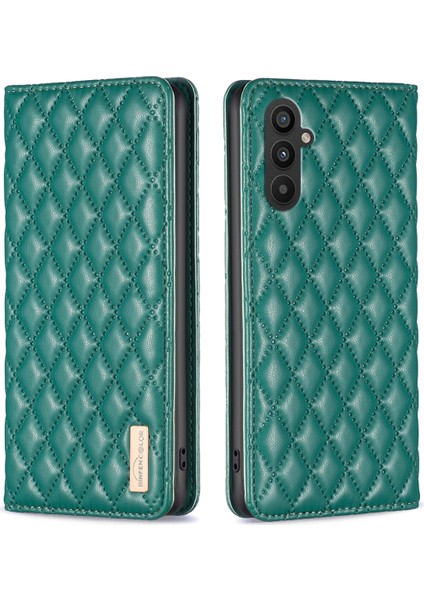 Samsung Galaxy A25 5g Anti-Dust Pu Deri Deri Stand Kapak Kplus Yuvası Telefon Kılıfı (Yurt Dışından)