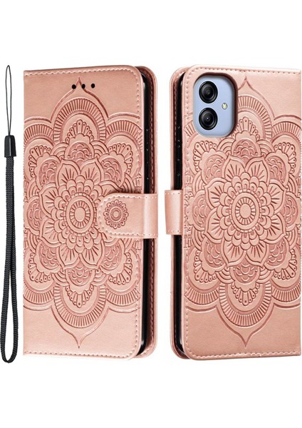 Samsung Galaxy A04E 4g / M04 4g / F04 4g Stand Telefon Kılıfı Pu Deri Manyetik Koruyucu Kapak (Yurt Dışından)