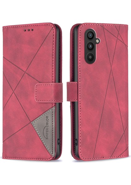 Samsung Galaxy A25 5g Çizgiye Karşı Çizelge Anti Tele Kılıfı Baskılı Desen Cüzdan Stand Kabuk Deri Kapağı (Yurt Dışından)
