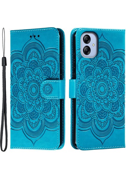 Samsung Galaxy A04E 4g / M04 4g / F04 4g Stand Telefon Kılıfı Pu Deri Manyetik Koruyucu Kapak (Yurt Dışından)