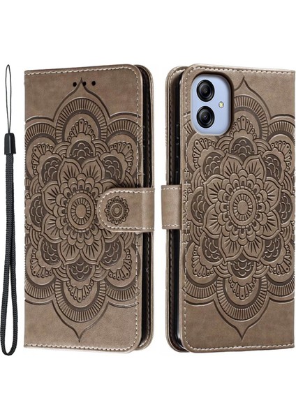 Samsung Galaxy A04E 4g / M04 4g / F04 4g Stand Telefon Kılıfı Pu Deri Manyetik Koruyucu Kapak (Yurt Dışından)