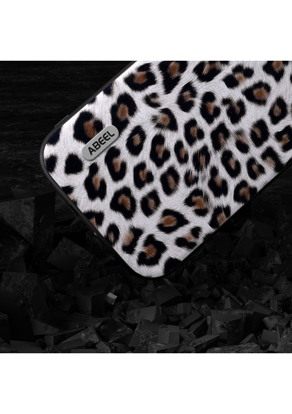 Samsung Galaxy A24 4g Telefon Kılıfı Leopar Dokusu Pu+Tpu+Pc Anti-Drop Kapağı (Yurt Dışından)
