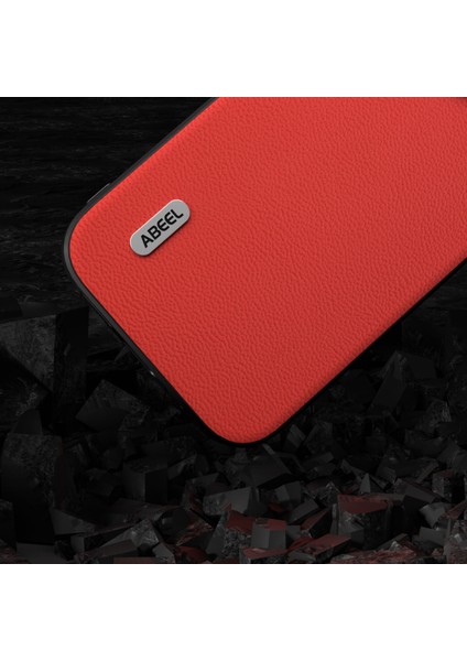 Samsung Galaxy A34 5g Litchi Doku Şok Geçirmez Kılıf Inek Deri Kaplamalı Pc+Tpu Telefon Kapağı (Yurt Dışından)