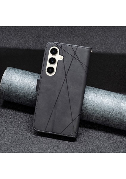 Samsung Galaxy S23 Fe Basılı Stand Telefon Kılıfı Pu Deri Cüzdan Kapağı (Yurt Dışından)
