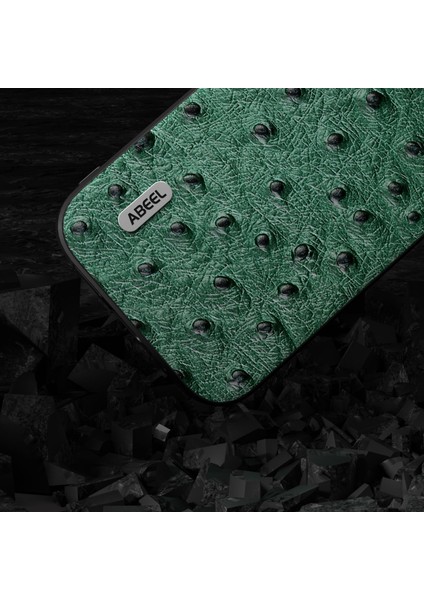 Samsung Galaxy A14 4g / 5g Telefon Kılıfı, Inek Deri Kaplamalı Pc+Tpu Devekuşu Doku Kapağı (Yurt Dışından) fiyatları