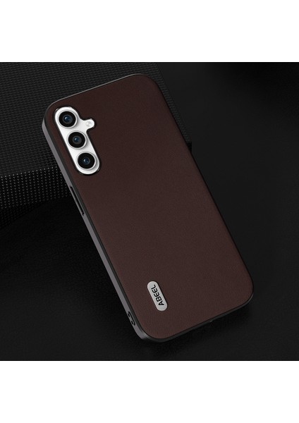Samsung Galaxy A14 4g / 5g Doku Kılıfı, Inek Deri Kaplamalı Pc+Tpu Şok Geçirmez Telefon Kapağı (Yurt Dışından) modelleri