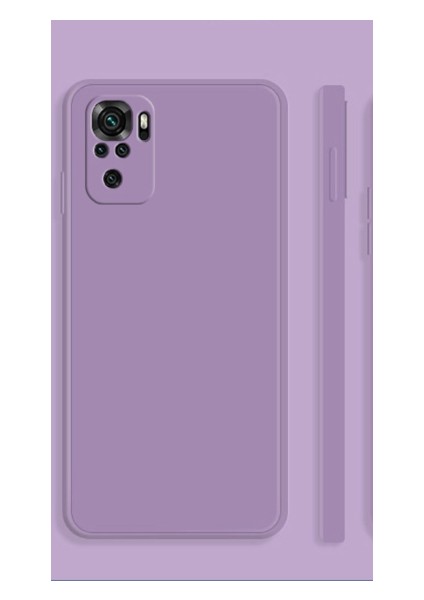 Xiaomi Redmi Note 10 S ile Uyumlu Içi Kadife Dokulu Kamera Korumalı Silikon Lansman Kılıf