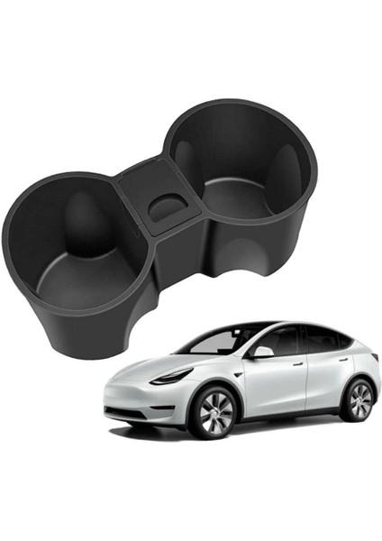 Tesla Model Y/3 Tpe Orta Konsol Bardaklık ve Küllük