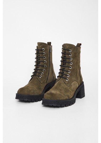 Kadın Haki Süet Deri Casual Bot 33 27510 Bn Bot SK23/24 fiyatları