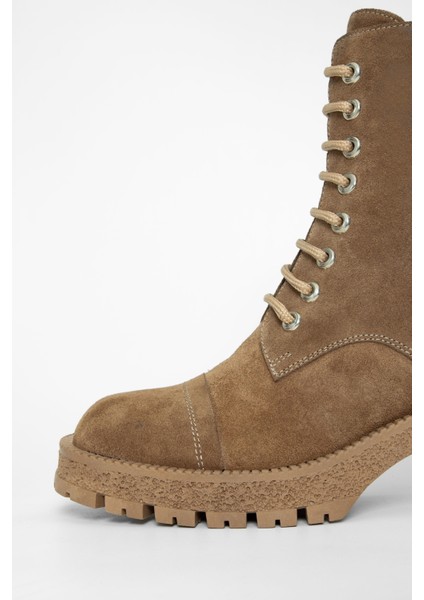 Kadın Taba Süet Deri Casual Bot 33 27510 Bn Bot SK23/24 fırsatları