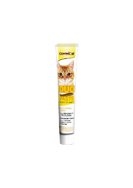 Gimcat Duo Paste Peynirli Multi-Vitamin Kedi Macun 50 gr