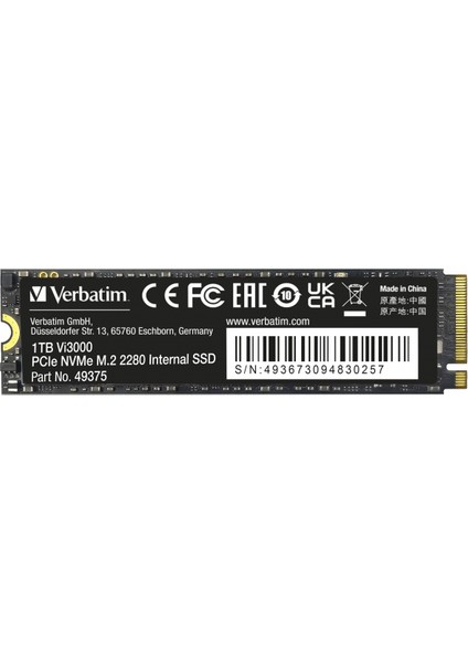 Vi3000 1TB 3100MB-2200MB PCIe NVMe M.2 SSD