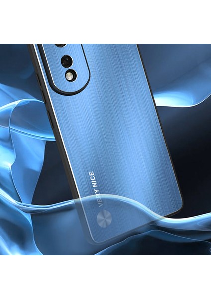 Honor 80 Pro 5g Çizgiye Karşı Telefon Kılıfı Tpu + Alüminyum Alaşımlı Arka Fırçalı Telefon Kapağı (Yurt Dışından)