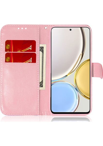 Onur Için Koruyucu Telefon Kapağı 80 Se 5g, Pu Deri Göz Kamaştırıcı Çiçek Deseni Flip Cüzdan Kılıfı Kayışla (Yurt Dışından) indirimleri