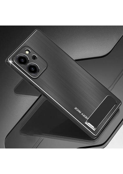 Onur Için Fırçalanmış Telefon Kasası 80 Se 5g Tpu Tampon Alüminyum Alaşım Arka Kickstand Telefon Kapağı (Yurt Dışından) fiyatları