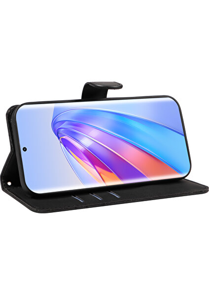 Honor X40 5g / X9A 5g / Magic5 Lite 5g, Stand Deri Telefon Kapağı Baskılı Cüzdan Kabuğu Telefon Kapağı (Yurt Dışından)