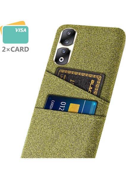 Honor 90 Pro Hard Pc + Bez Koruyucu Kılıf Ikili Kart Yuvaları ile Bez Doku Telefon Kapağı (Yurt Dışından) fiyatları