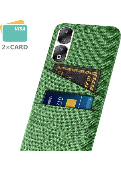 Honor 90 Pro Hard Pc + Bez Koruyucu Kılıf Ikili Kart Yuvaları ile Bez Doku Telefon Kapağı (Yurt Dışından) fiyatları