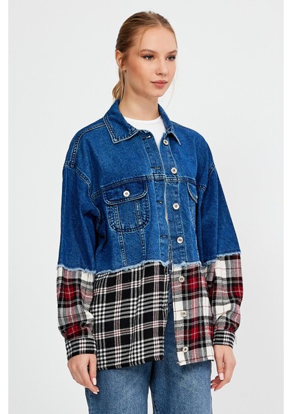 Özel Koleksiyon Garnili Denim Ceket (AG-3020) fiyatları