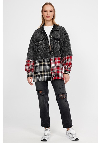 Özel Koleksiyon Garnili Denim Ceket (AG-3020) fiyatları