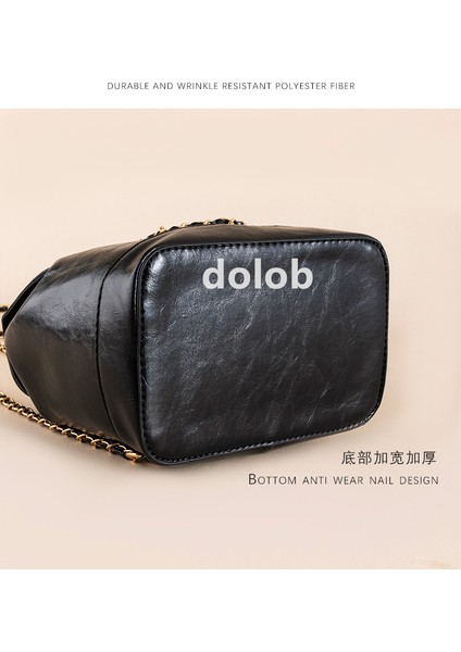 Xiaoxiang Zincir Sırt Niş Tasarım Üst Düzey Pu Sırt Basit Moda Öğrenci Okul Çantası (Yurt Dışından)