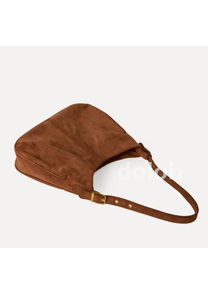 Sonbahar ve Kış Niş Üst Düzey Omuz Modaya Uygun ve Tembel Retro Süet Işe Gidip Gelmek Için Çok Yönlü Çantası (Yurt Dışından)