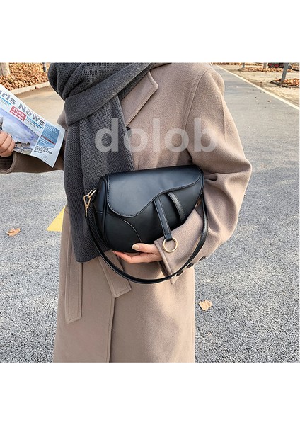 Kadın Retro Bahar Trend Kore Tarzı Moda Crossbody Basit Çantası (Yurt Dışından)
