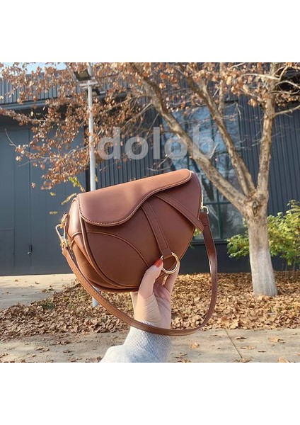 Kadın Retro Bahar Trend Kore Tarzı Moda Crossbody Basit Çantası (Yurt Dışından)