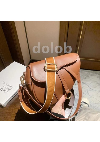 Kadın Retro Bahar Trend Kore Tarzı Moda Crossbody Basit Çantası (Yurt Dışından)