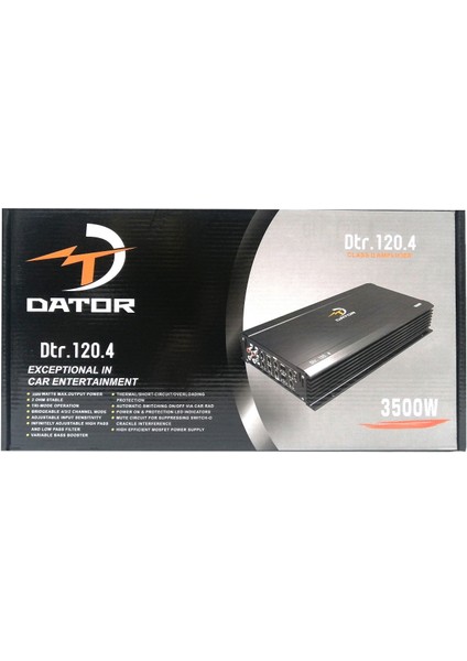 Dtr 120.4 Profesyonel 4 Kanal Anfi 3500W