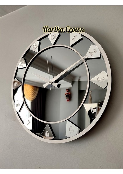Gerçek Aynalı Dekoratif Duvar Saati (40- 50 Cm) fiyatları