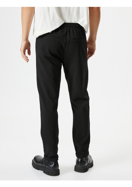 Kumaş Pantolon Beli Bağcıklı Slim Fit Cep Detaylı fırsatları