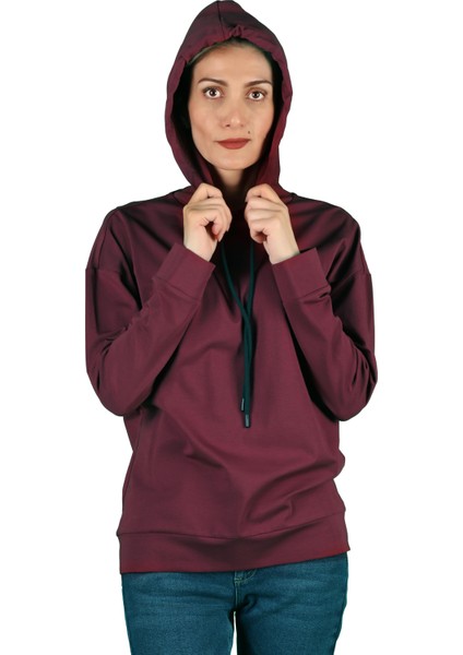 Kadın Kapüşonlu Sweatshirt