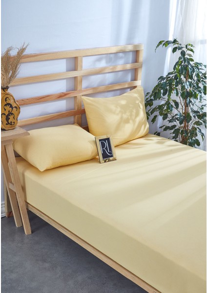 Tek Kişilik ve Çift Kişilik Çarşaf Takımları Düz Renkli Lastikli Çarşaf