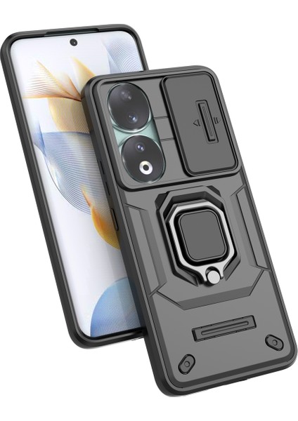 Honor 90 5g Için Telefon Kılıfı [düşmeye Karşı Koruma] Araba Manyetik Halka Tutuculu (Yurt Dışından) fiyatları