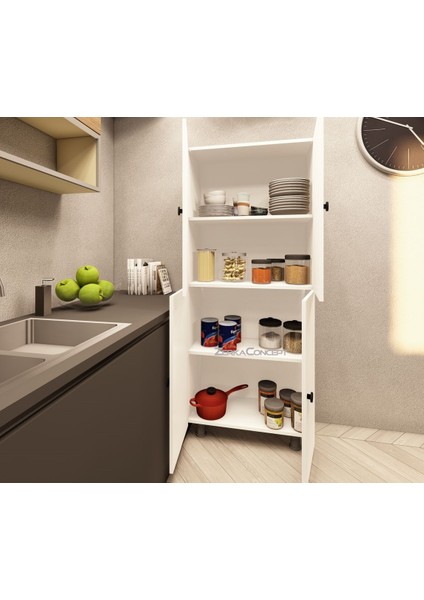 Rana Çok Amaçlı Mutfak Banyo Dolabı Tamamı Mdf 70 cm