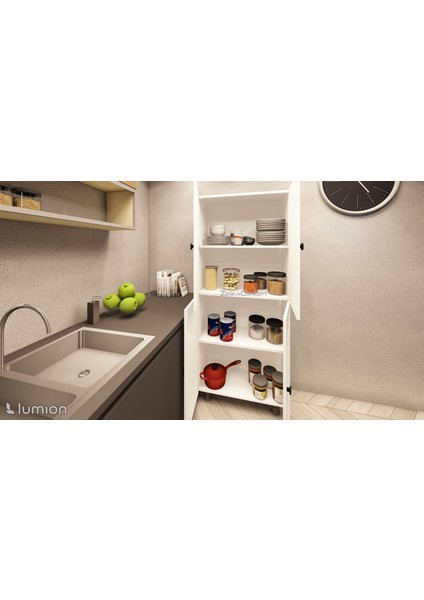 Rana Çok Amaçlı Mutfak Banyo Dolabı Tamamı Mdf 70 cm