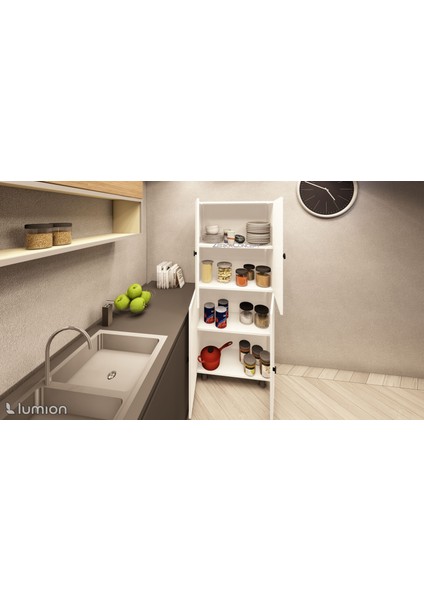 Rana Çok Amaçlı Mutfak Banyo Dolabı Tamamı Mdf 70 cm