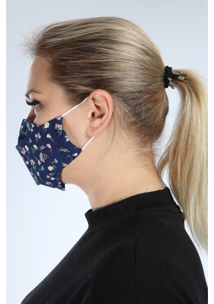 Yıkanabilir 3 Katlı Pamuklu Maske Desenli P10002