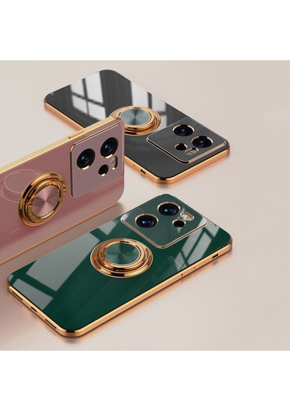 Xiaomi 13T-13T Pro Için Telefon Kılıfı Roating Ring Standlı Elektro Kaplama Tpu Kılıf (Yurt Dışından) fiyatları