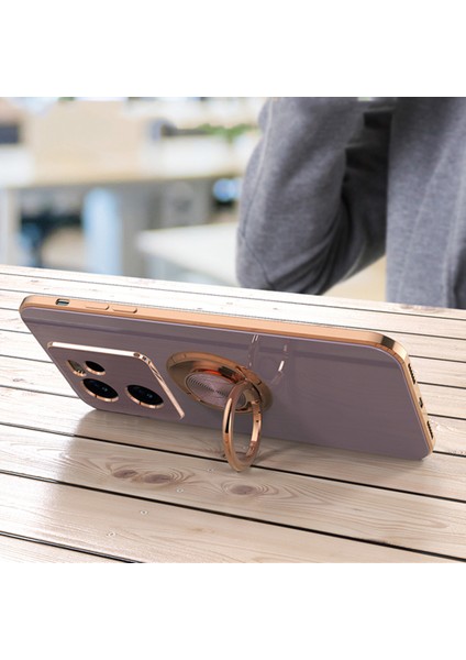 Xiaomi 13T-13T Pro Için Telefon Kılıfı Roating Ring Standlı Elektro Kaplama Tpu Kılıf (Yurt Dışından) modelleri