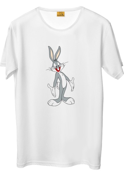 Bugs Bunny Tasarımlı Tshirt , Unisex Premium, Çatlama Solma Yapmaz (Gnlçf) 16BUGSBUNNYCRBYZ