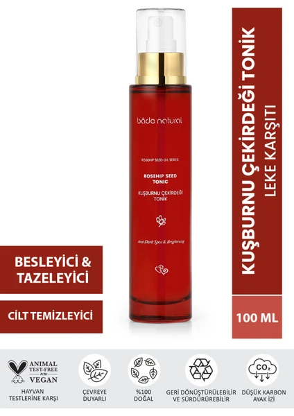 Bade Natural Kuşburnu Aydınlatıcı ve Leke Karşıtı Tonik 100 ml