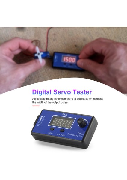 Rc Helikopter Uçak Arabası Için Dc 4.8-6V Dijital Servo/esc Tutarlılık Test Cihazı - Mavi (Yurt Dışından) modelleri