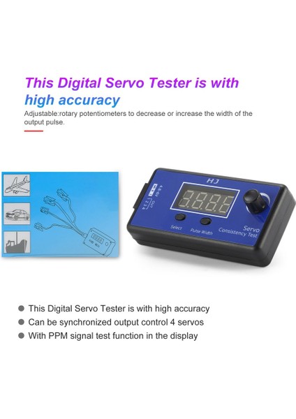 Rc Helikopter Uçak Arabası Için Dc 4.8-6V Dijital Servo/esc Tutarlılık Test Cihazı - Mavi (Yurt Dışından) fırsatları