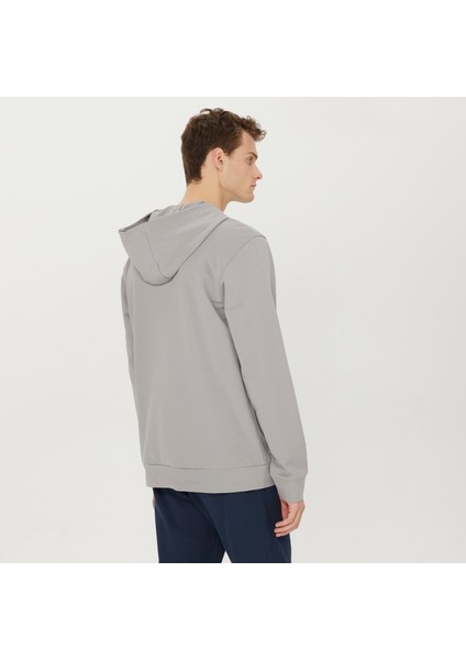 Nautıca Erkek Gri Standart Fıt Uzun Kollu Sweatshırt KE37650T.0HF