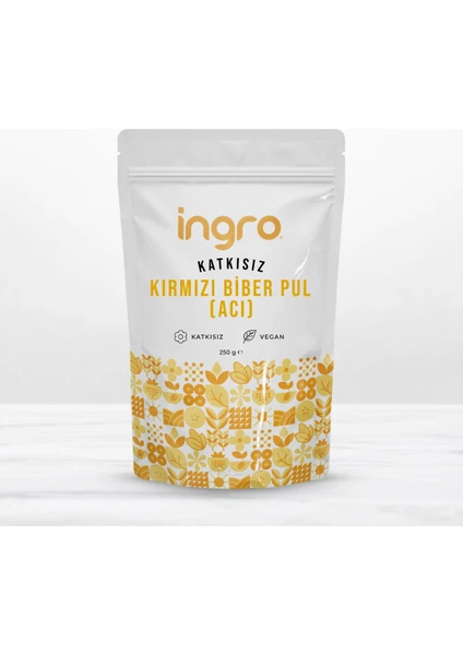 Ingro Kırmızı Biber Pul (Acı) 250 G