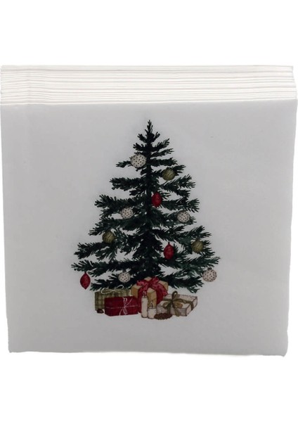 Yılbaşı Peçetesi 20'li Yılbaşı Ağacı